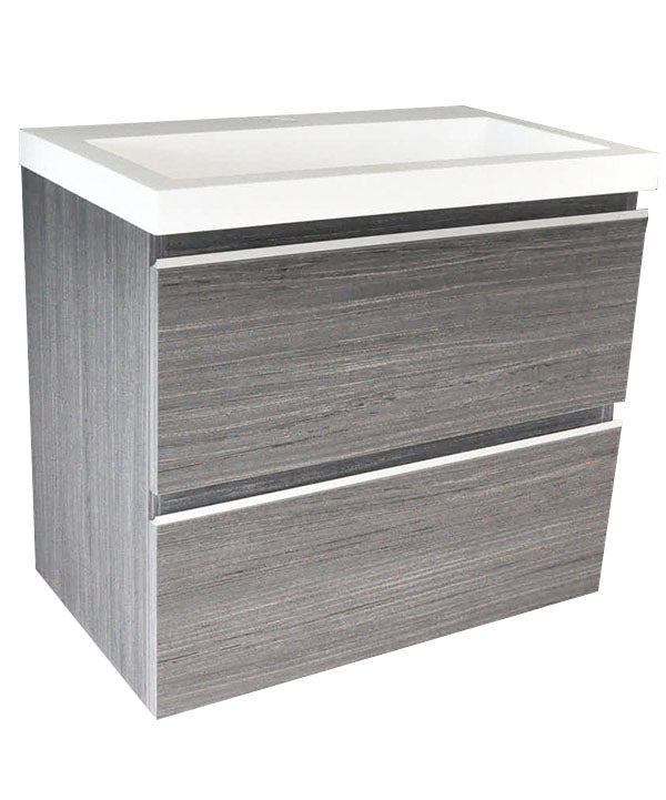Shall onderkast 60 x 36 cm houtnerf grijs - WDtegels