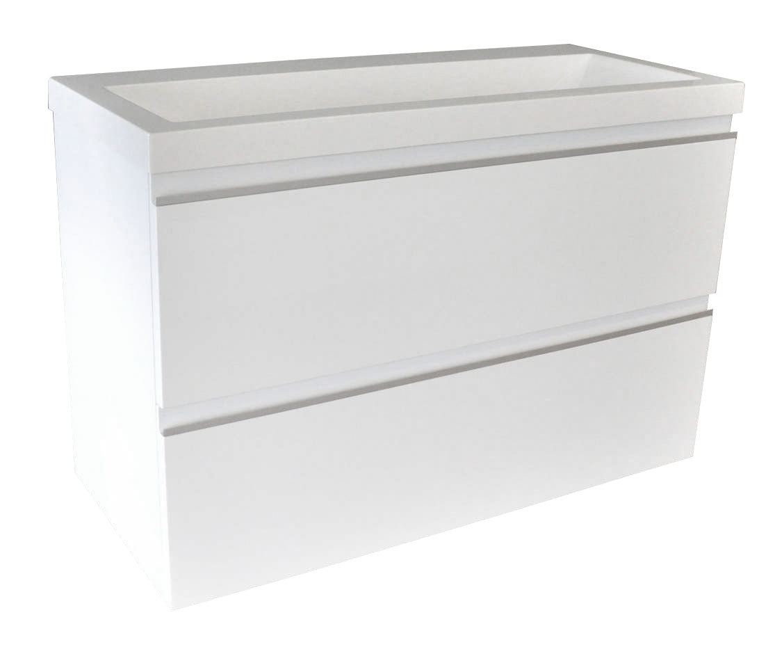 Shall onderkast 80 x 36 cm glans wit - WDtegels
