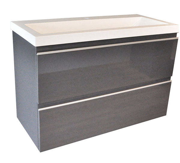 Shall onderkast 80 x 36 cm grafietgrijs - WDtegels