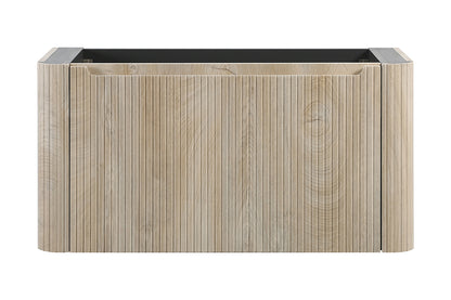 Sulora geribbelde onderkast 80x48cm licht eiken - sfeerbeeld