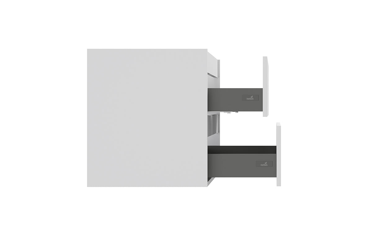 Alvara onderkast 100x46cm mat wit - productfoto