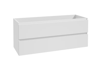 Alvara onderkast met 2 uitsparingen 120x46cm mat wit - detailfoto