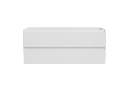 Alvara onderkast met 2 uitsparingen 120x46cm mat wit - sfeerbeeld
