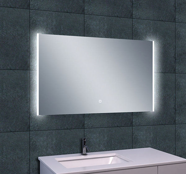 Wiesbaden Duo-Led condensvrije spiegel 100x60cm - WDtegels
