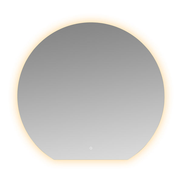 Tramonto halfronde spiegel | 120x112cm | LED | Dimbaar | Spiegelverwarming