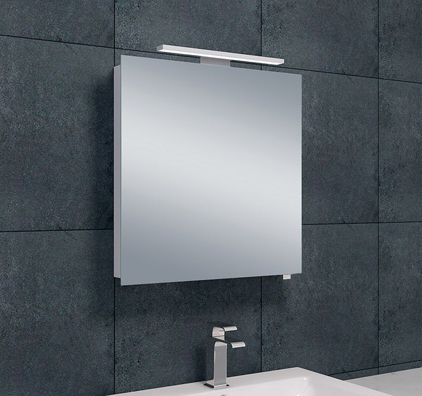 Bright mirror cabinet 60 x 60 x 14 cm with LED