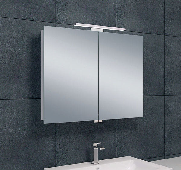 Wiesbaden Luxury Mirror Cabinet 80x60x14cm + LED lighting
