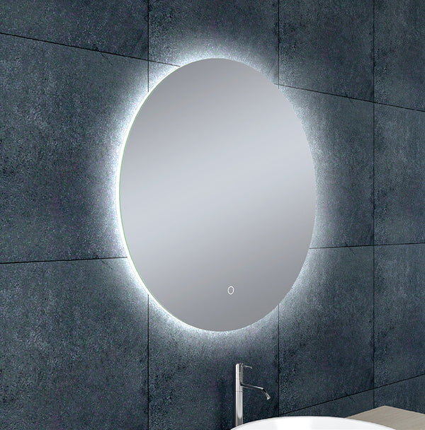 Soul spiegel 60 cm rond met LED, dimbaar en spiegelverwarming