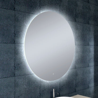 Soul spiegel rond met LED, dimbaar en spiegelverwarming 100 cm - WDtegels