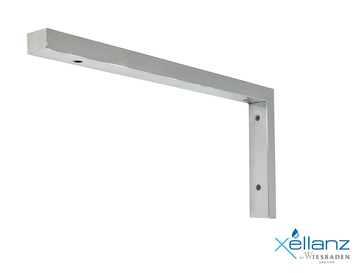 Ophangbeugel L-vorm 460x220mm chroom