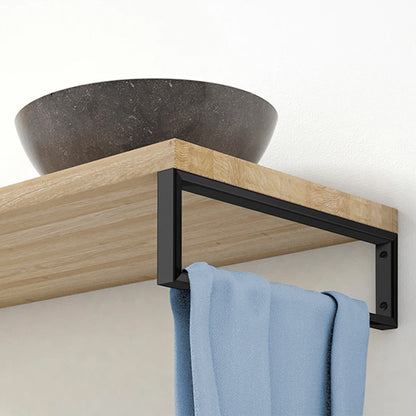 Ophangbeugel vierkant 460 x 220 mat zwart - WDtegels