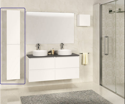 Sephia kolomkast 140 x 30 x 25 cm mat wit