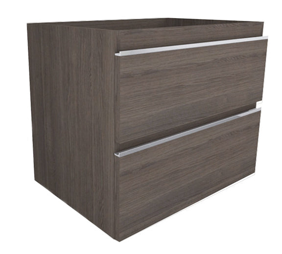 Mueble bajo Tigris con 2 cajones 60 x 46 cm veta madera gris