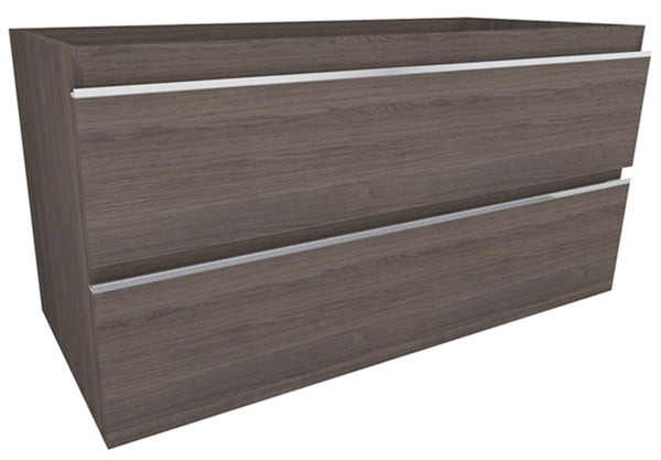 Wiesbaden Tigris base cabinet 100 x 46 cm wood grain gray
