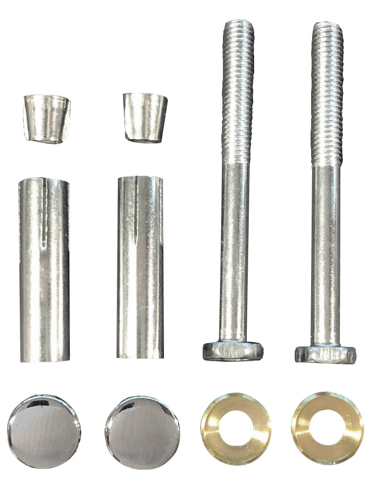 Schroevenset voor ophangbeugel 2 stuks chroom - WDtegels
