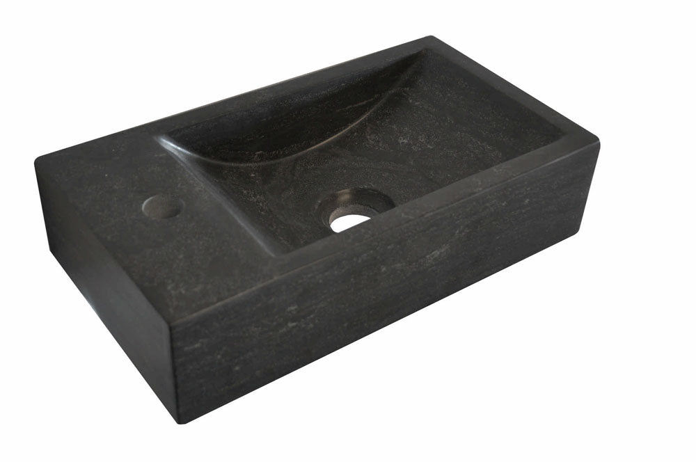 Raw fontein links 40x22x10 cm hardsteen gezoet - WDtegels
