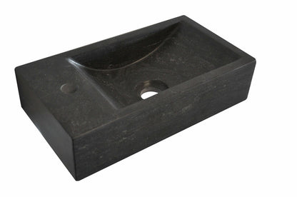 Raw fontein links 40x22x10 cm hardsteen gezoet - WDtegels