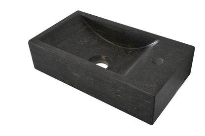 Raw fontein rechts 40x22x10 cm hardsteen gezoet - WDtegels