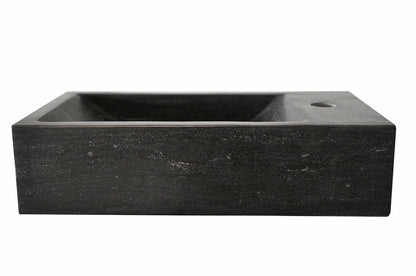 Raw fontein rechts 40x22x10 cm hardsteen gezoet - WDtegels