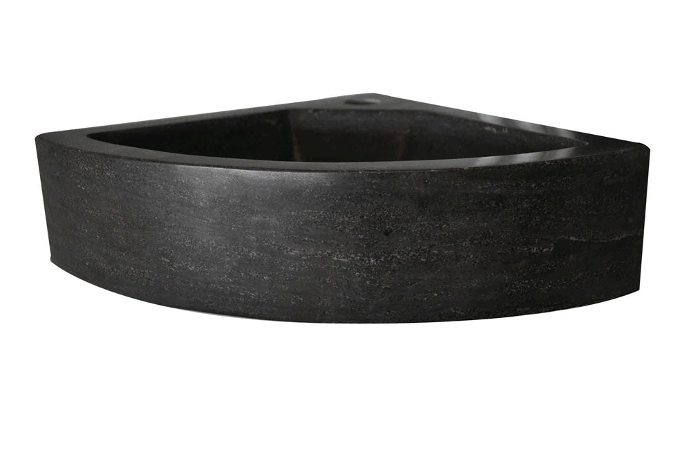 Raw hoekfontein 30x30x10 cm hardsteen gezoet - WDtegels