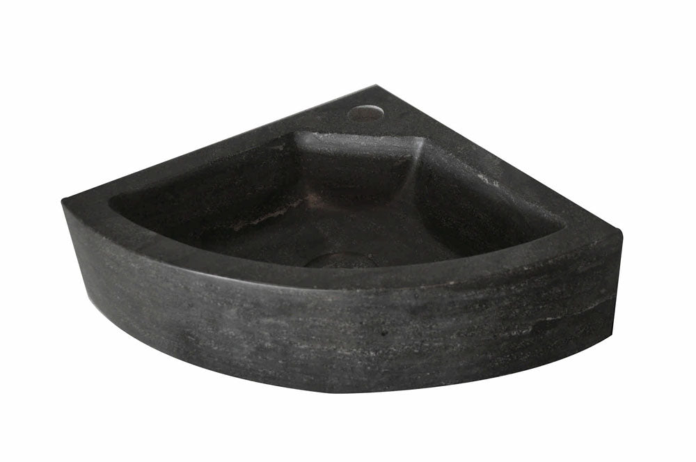 Raw hoekfontein 30x30x10 cm hardsteen gezoet - WDtegels