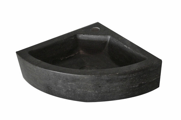 Raw hoekfontein | 30x30x10cm | Hardsteen gezoet