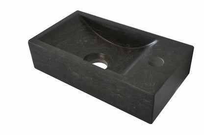 Raw fontein rechts 36x18x9 cm hardsteen gezoet - WDtegels