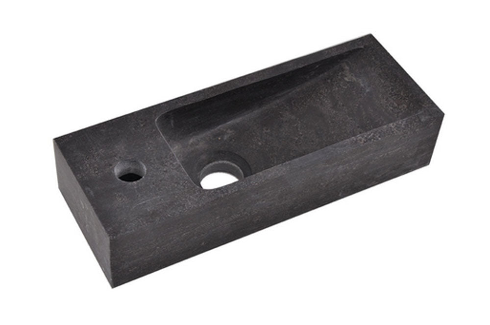 Raw fontein links 38x14x8 cm hardsteen gezoet - WDtegels