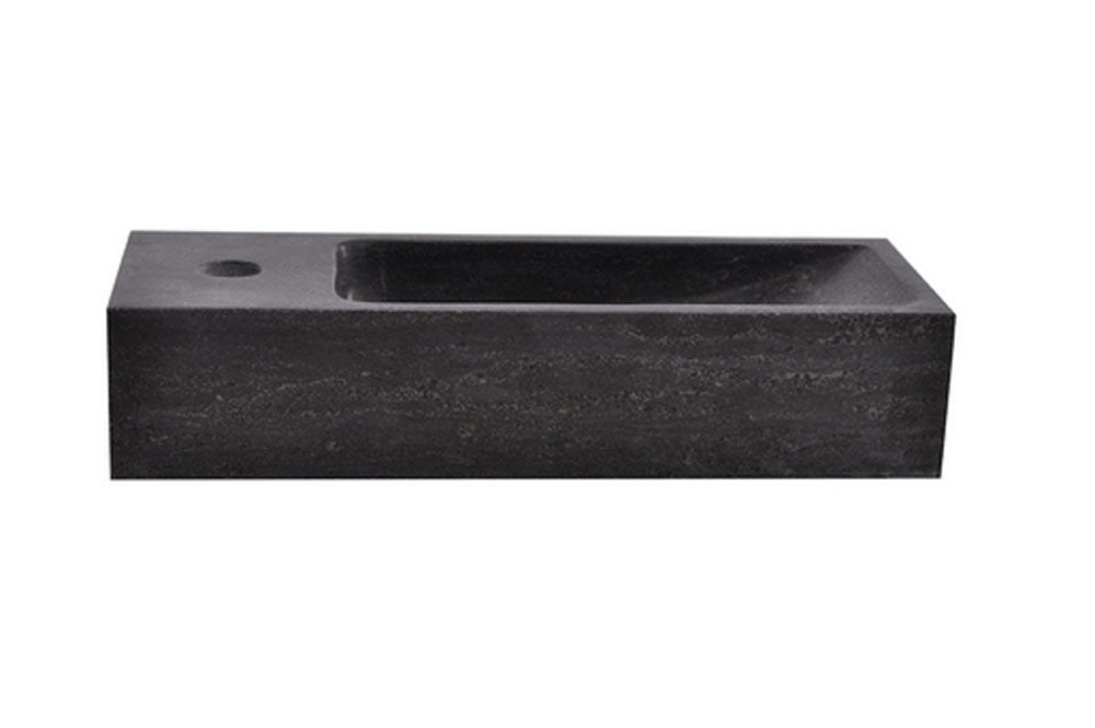 Raw fontein links 38x14x8 cm hardsteen gezoet - WDtegels
