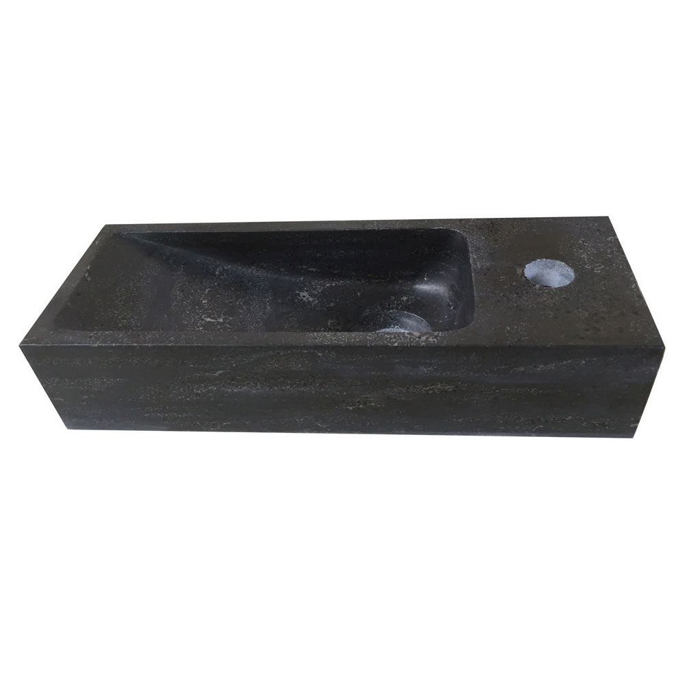 Raw fontein rechts 38x14x8 cm hardsteen gezoet - WDtegels