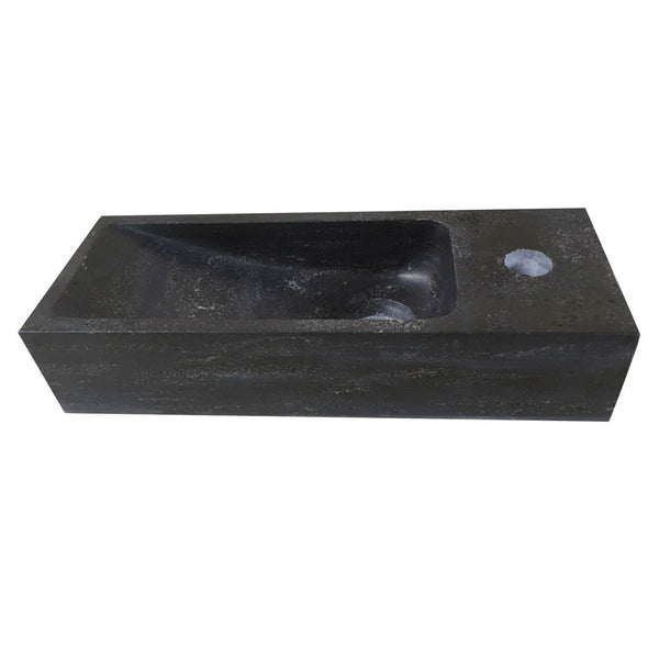 Fuente Raw derecha | 38x14x8cm | Piedra natural pulida