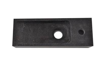 Raw fontein rechts 38x14x8 cm hardsteen gezoet - WDtegels