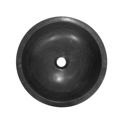 Raw waskom rond 40x12 cm hardsteen gezoet - WDtegels