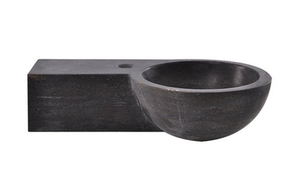 Raw fontein links rond 40x23x10 cm hardsteen gezoet - WDtegels