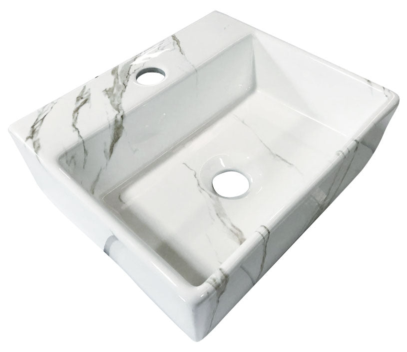 One Pack Leto fontein | 33.5x29x11.5cm | Carrara - WDtegels