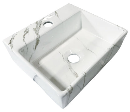 One Pack Leto fontein | 33.5x29x11.5cm | Carrara - WDtegels