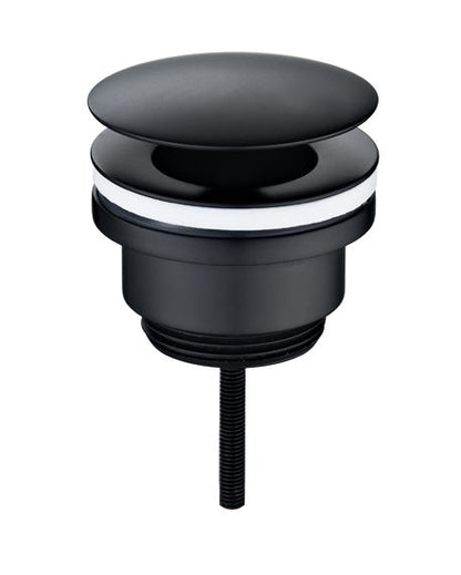 Fonteinset Rhea S mini met fontein rechts quartz, kraan, sifon en afvoerplug mat zwart - WDtegels
