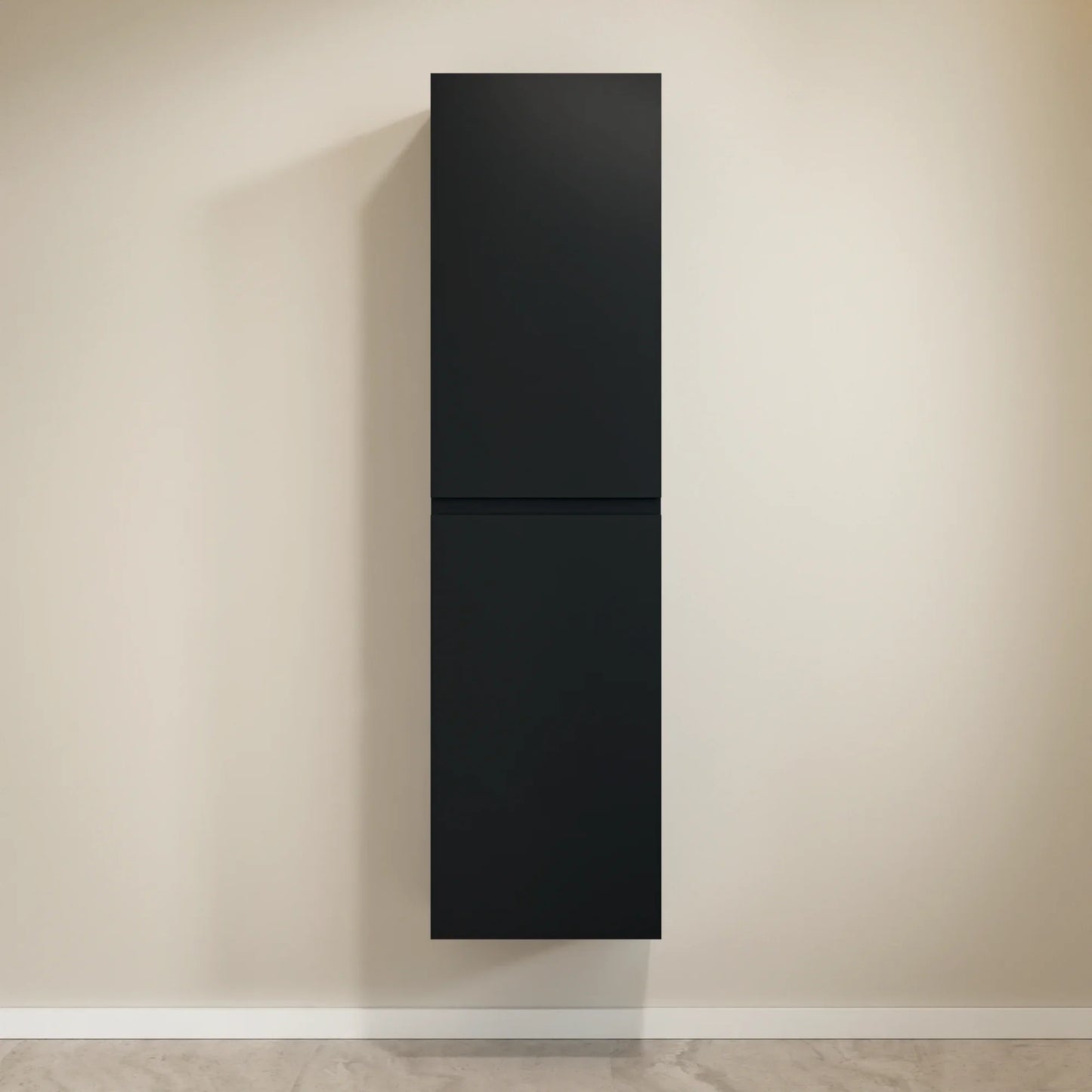 Kolomkast Ruvo - 150cm - Mat zwart - WDtegels