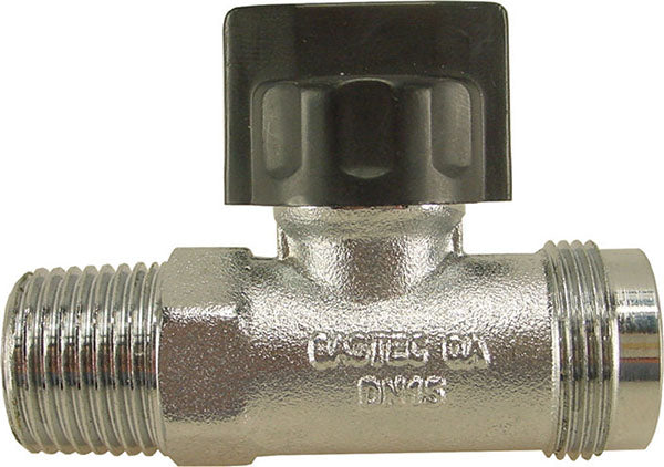 Llave de conexión de gas recta Gastec 1/2" rosca macho x M24 rosca macho