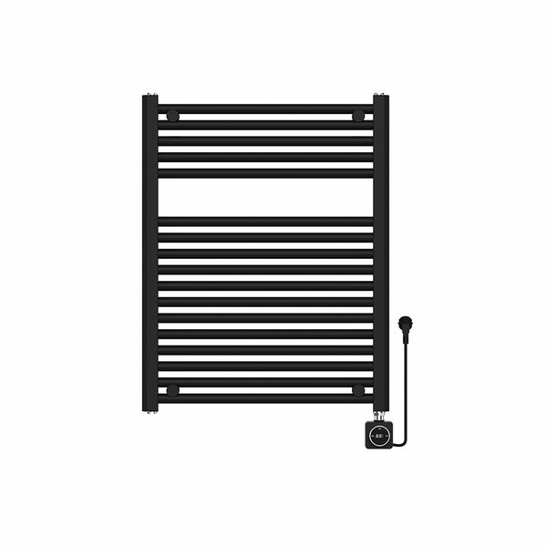 Radiador eléctrico Elara Smart WiFi 76,6 x 60 cm negro mate