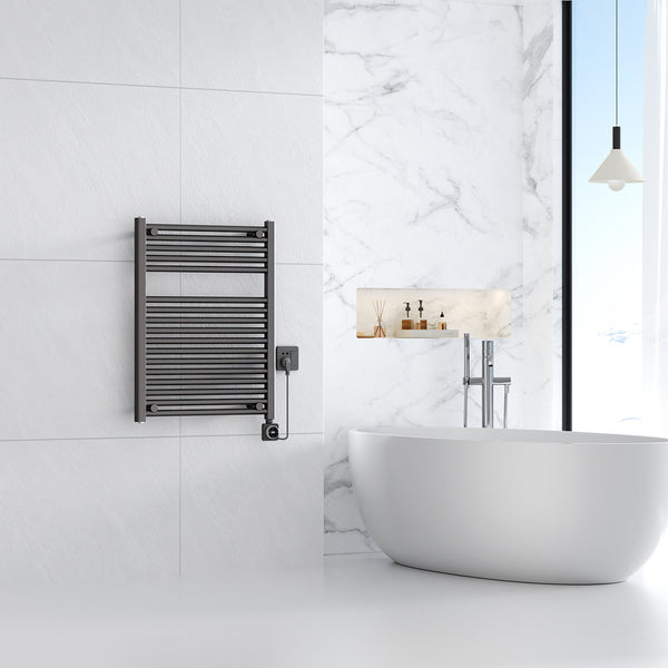 Elara elektrische radiator Smart WiFi | 76,6x60cm | Gunmetal PVD