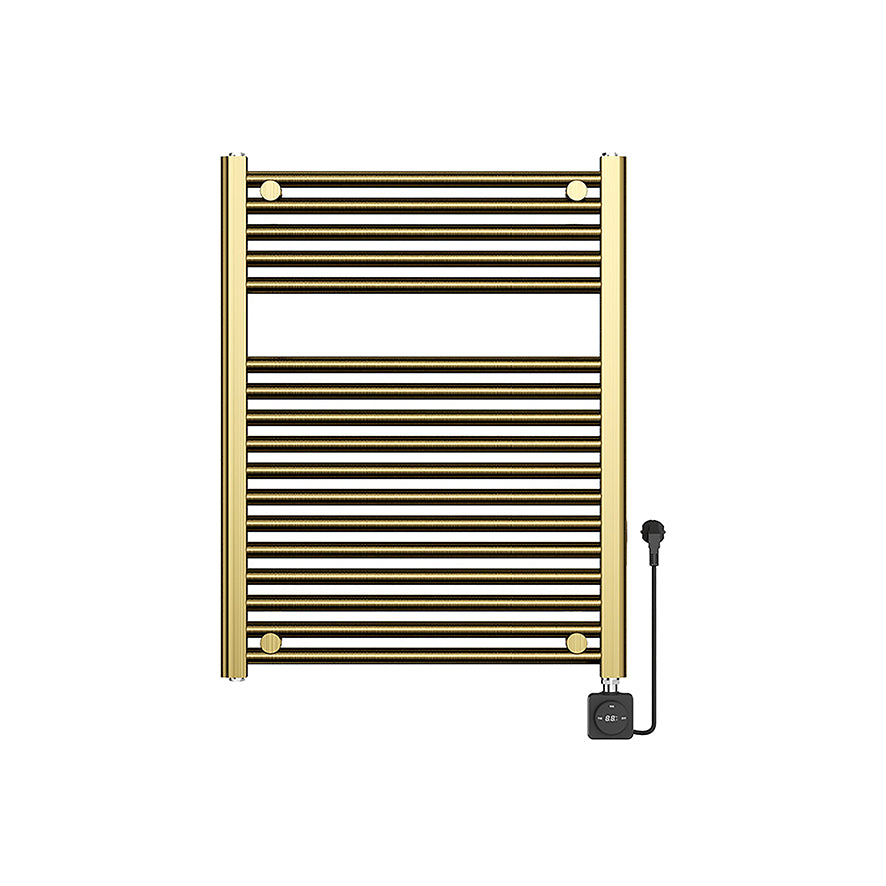 Elara elektrische radiator Smart WiFi 76,6x60cm geborsteld messing PVD