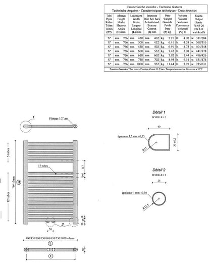 Wiesbaden Elara sierradiator 76 - WDtegels