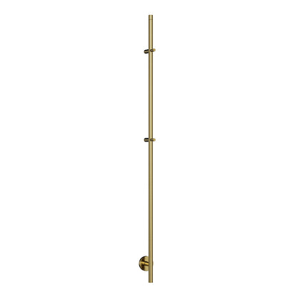Callista elektrische staafhanddoekradiator 60 Watt 150cm geborsteld messing PVD
