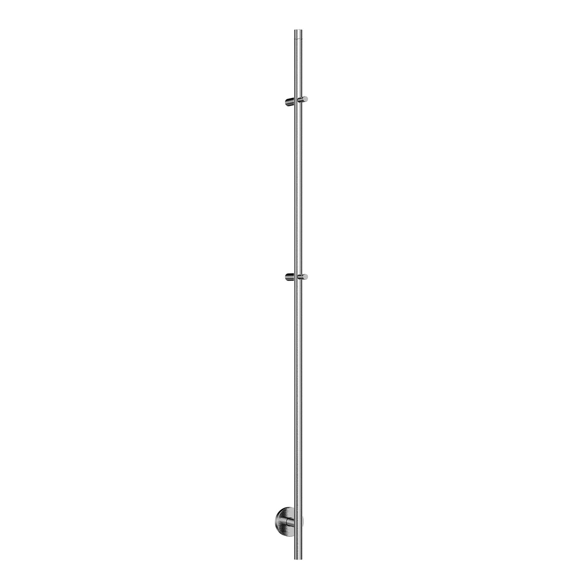 Callista elektrische staafhanddoekradiator 60 Watt 150cm geborsteld staal PVD
