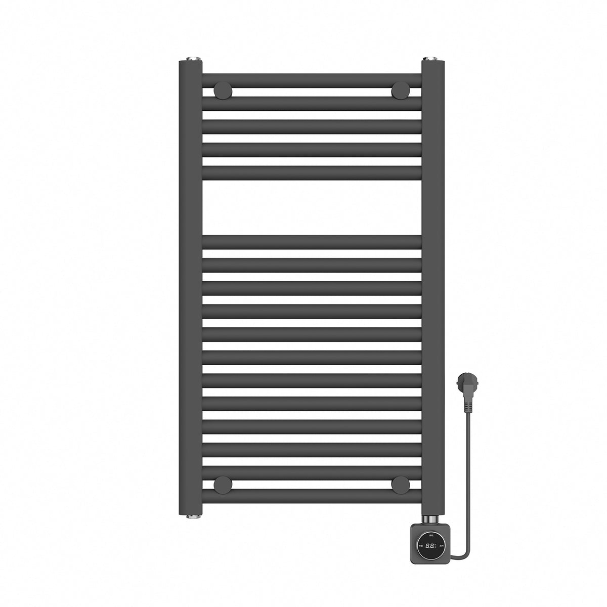 Elara elektrische radiator Smart WiFi 76,6x45cm gunmetal PVD