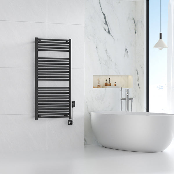 Elara elektrische radiator Smart WiFi | 118,5x60cm | Mat zwart