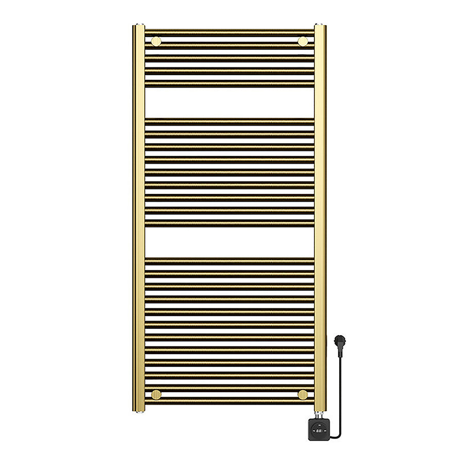 Elara elektrische radiator Smart WiFi 118,5x60cm geborsteld messing PVD