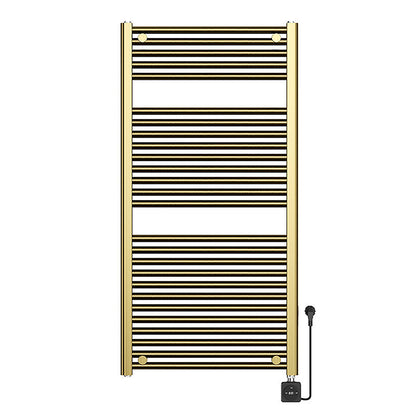 Elara elektrische radiator Smart WiFi 118,5x60cm geborsteld messing PVD