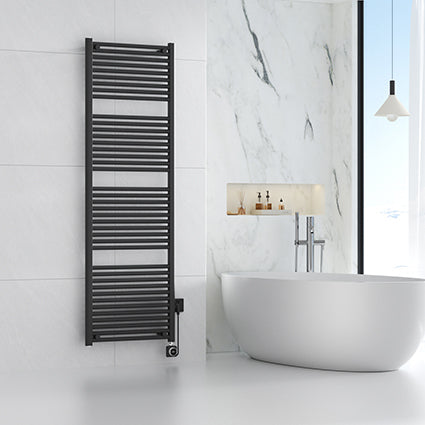 Elara elektrische radiator Smart WiFi | 181,7x60cm | Mat zwart